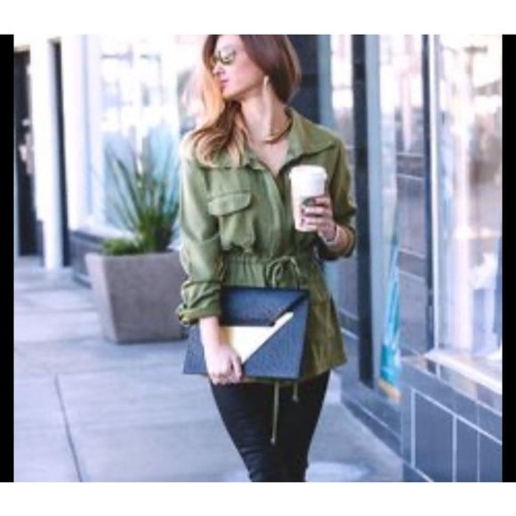 Jacket sweater cardigan green coat new boho - Picture 2 of 12